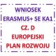 Erasmus+ wniosek KA1 cz. D Europejski Plan Rozwoju